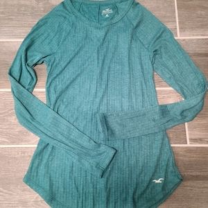 Hollister Green Long Sleeve Shirt